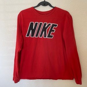 Nike Long Sleeve Tee (Red)
